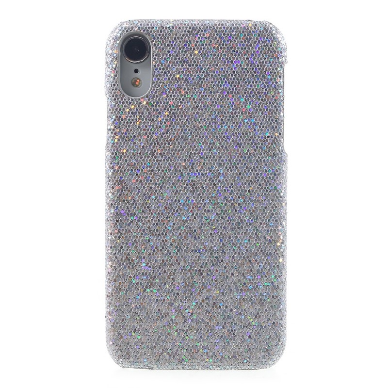 coque iphone xr noir paillette