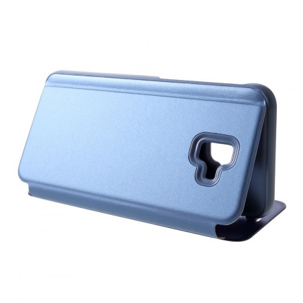 View Cover Samsung Galaxy J6 Plus Miroir et Effet Cuir View Cover Samsung Galaxy J6 Plus Miroir et Effet Cuir