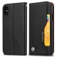 Flip Cover iPhone XS Simili Cuir Porte-Cartes