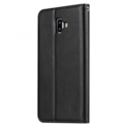 Flip Cover Samsung Galaxy J6 Plus Simili Cuir Porte-Cartes