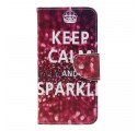 Housse Samsung Galaxy A7 Keep Calm and Sparkle