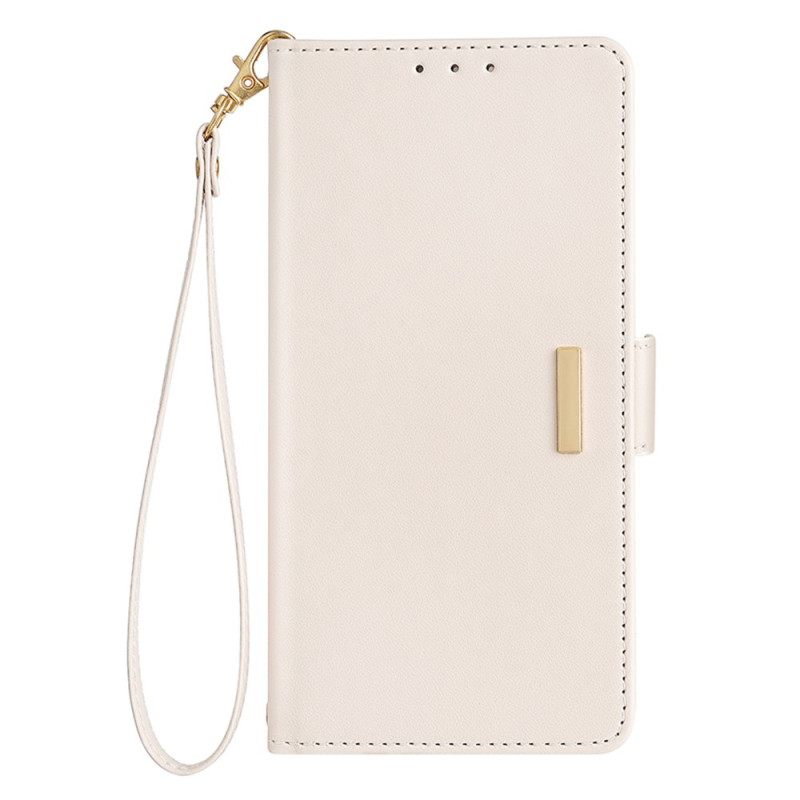 Housse Xiaomi Redmi 14C / Poco C75 Fermoir Doré