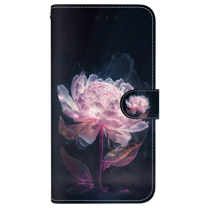 Housse Moto E14 Pivoine Violette