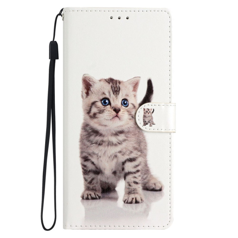 Housse Moto E14 Chat Mignon