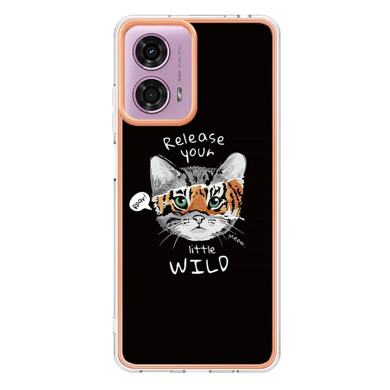 Coque Moto E14 Motif Chat / Tigre