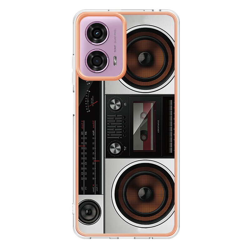 Coque Moto E14 Motif Radio