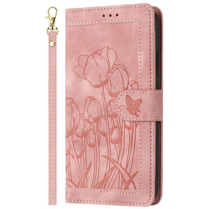 Housse Moto E14 5 Porte-Cartes à lanière