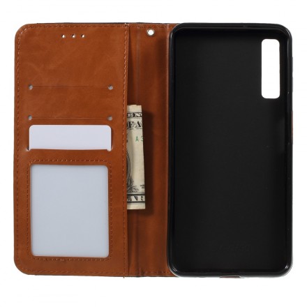 Flip Cover Samsung Galaxy A7 Simili Cuir Porte-Cartes Flip Cover Samsung Galaxy A7 Simili Cuir Porte-Cartes