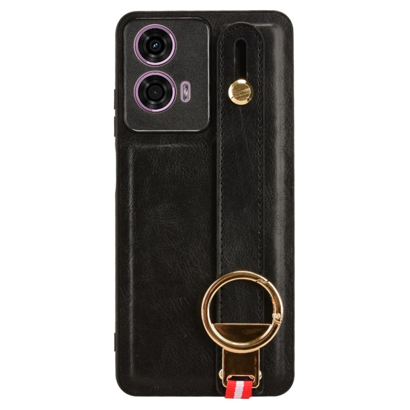 Coque Moto E14 4G Lanière et Anneau Multifonction
