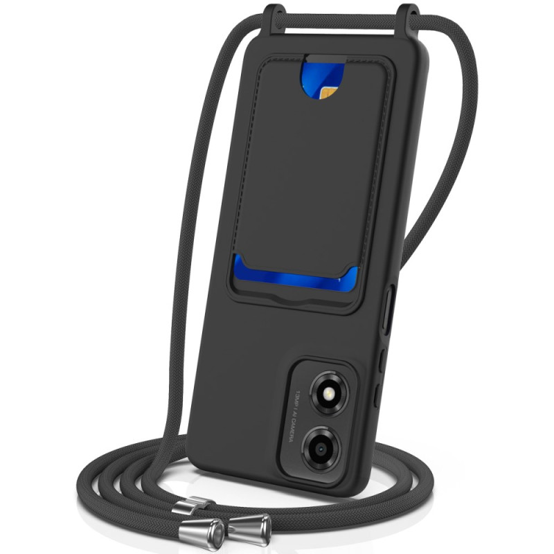 Coque à Cordon Moto E14 Porte-Cartes