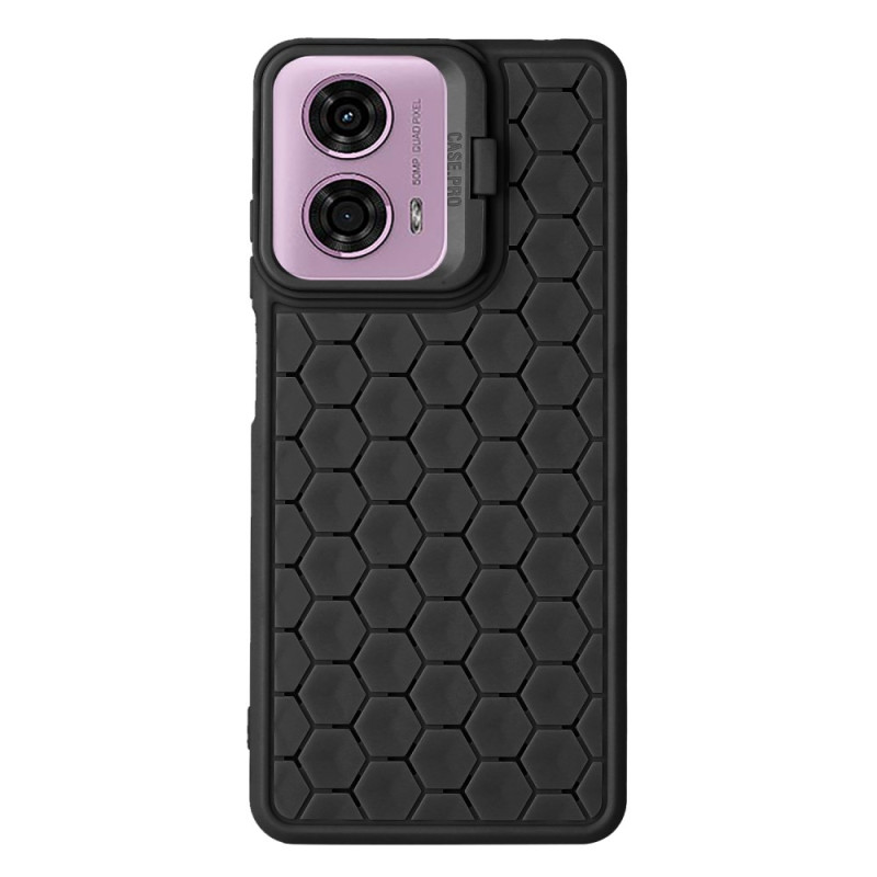 Coque Moto E14 Design Nid d'Abeille