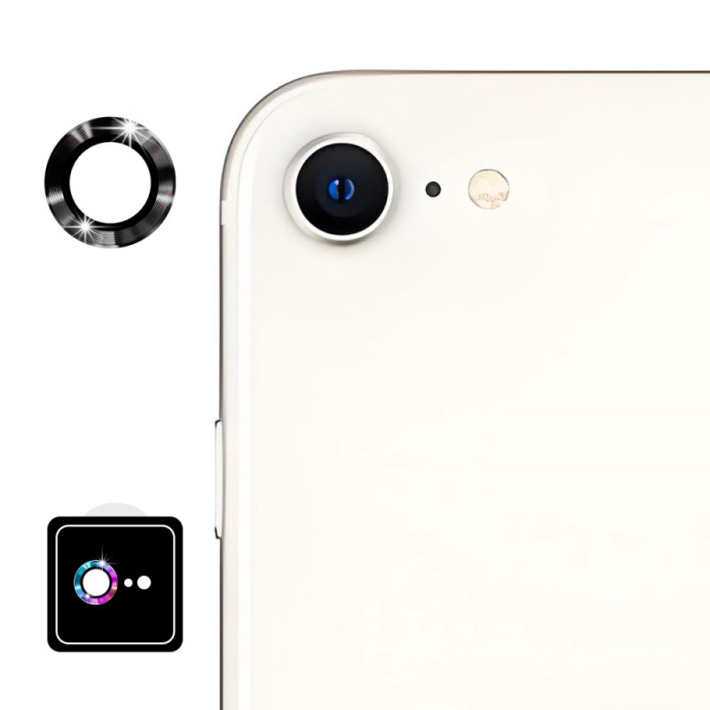 Lentille de Protection pour Objectif iPhone 16E Anneaux Alliage et Verre Trempé