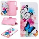 Housse Samsung Galaxy A7 Papillons et Fleurs Peints Housse Samsung Galaxy A7 Papillons et Fleurs Peints