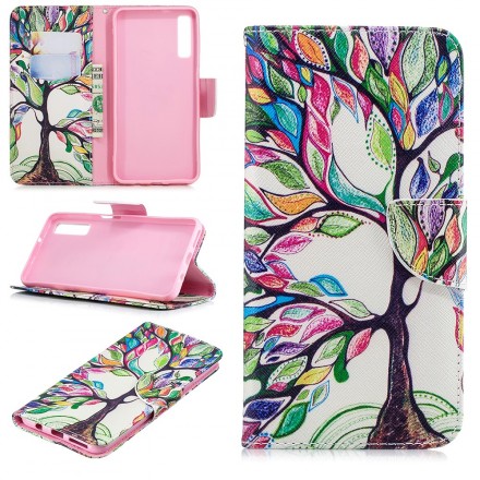 Housse Samsung Galaxy A7 Arbre Coloré Housse Samsung Galaxy A7 Arbre Coloré