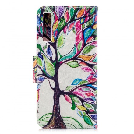 Housse Samsung Galaxy A7 Arbre Coloré Housse Samsung Galaxy A7 Arbre Coloré