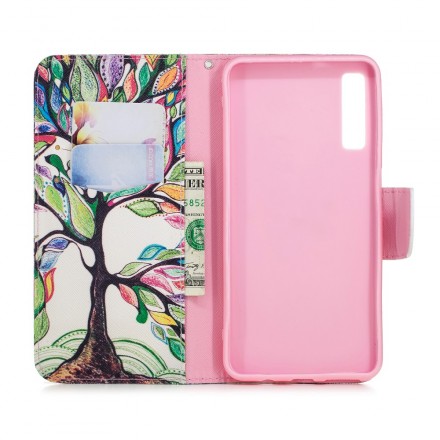 Housse Samsung Galaxy A7 Arbre Coloré Housse Samsung Galaxy A7 Arbre Coloré