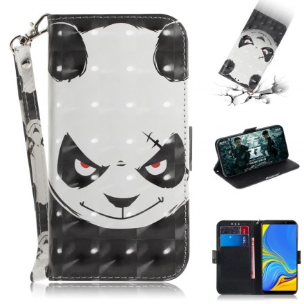 Housse Samsung Galaxy A9 Angry Panda à Lanière