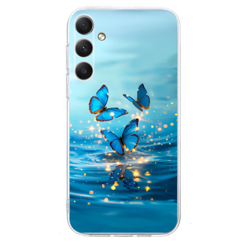 Coque Samsung Galaxy A16 4G / 5G Papillons Bleus
