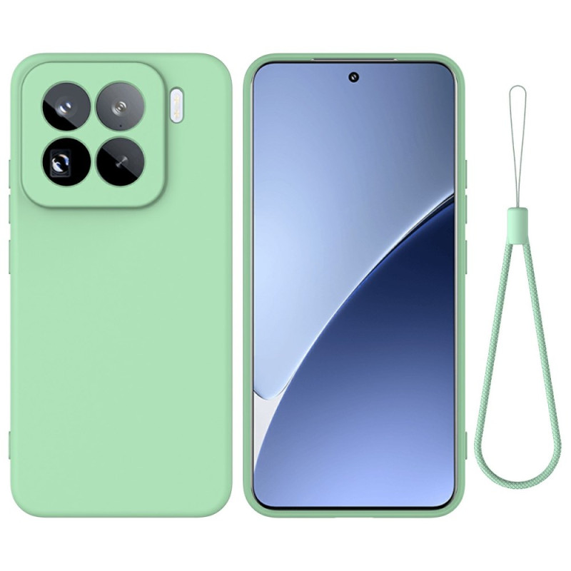 Coque Xiaomi 15 Pro Silicone Liquide à Lanière