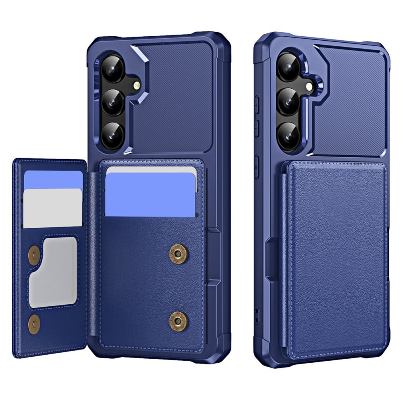 Coque Samsung Galaxy A55 5G Renforcée avec Porte-Cartes et Support