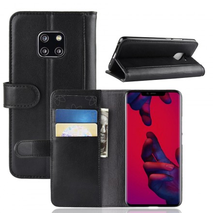 Housse Huawei Mate 20 Pro Cuir Fendu Housse Huawei Mate 20 Pro Cuir Fendu