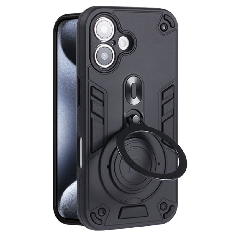 Coque iPhone 16 Support Rotatif et Protection Anti-Chute