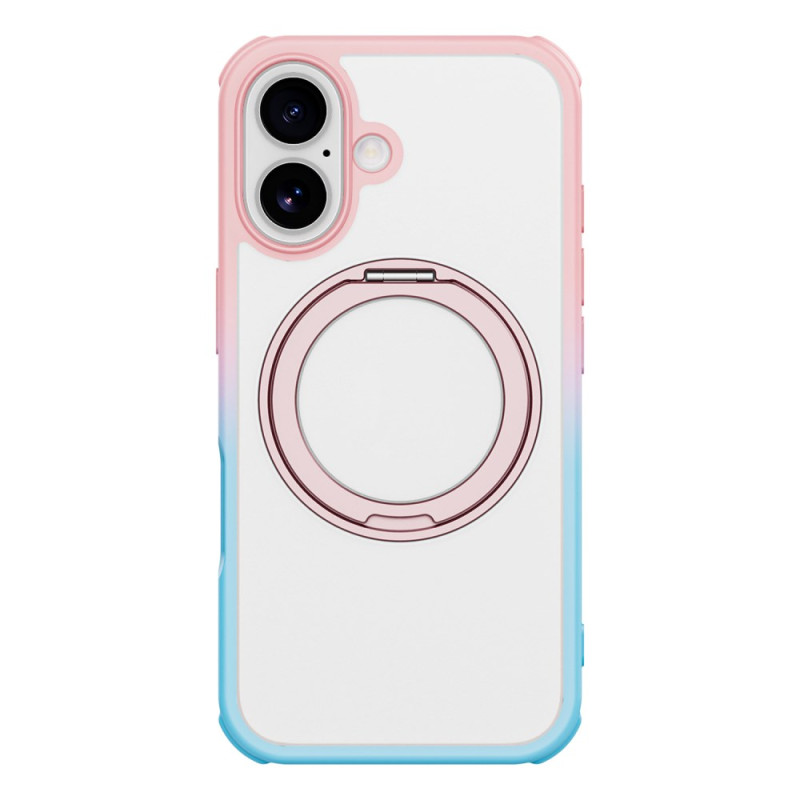 Coque iPhone 16 Support Magnétique Double Couche de Protection