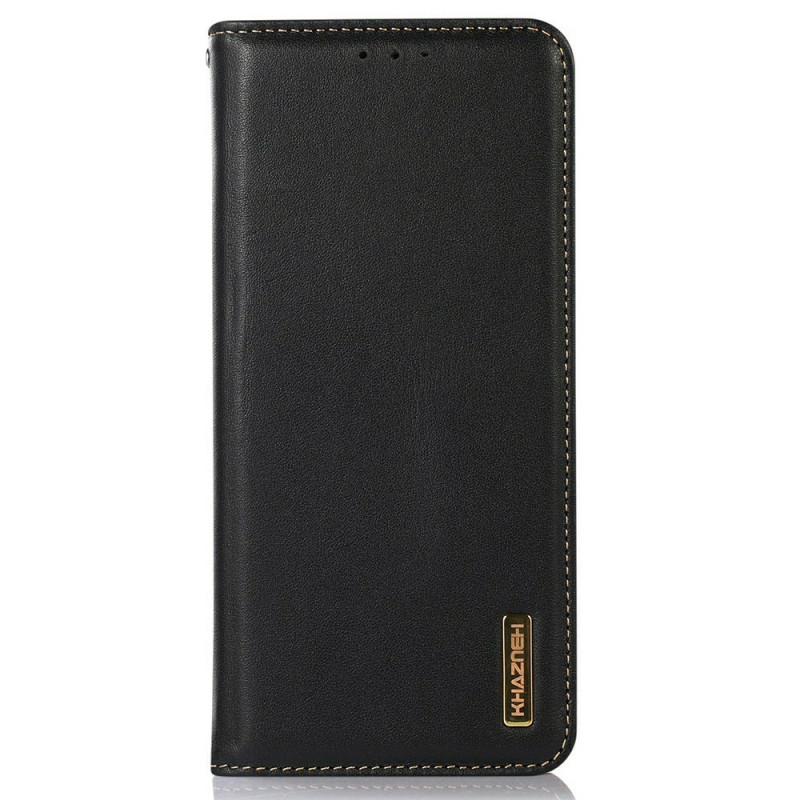Flip Cover Google Pixel A9 Cuir Véritable