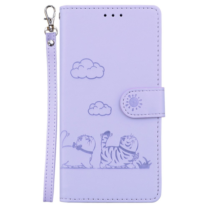 Housse Google Pixel 9A Blocage RFID et Motif Chaton