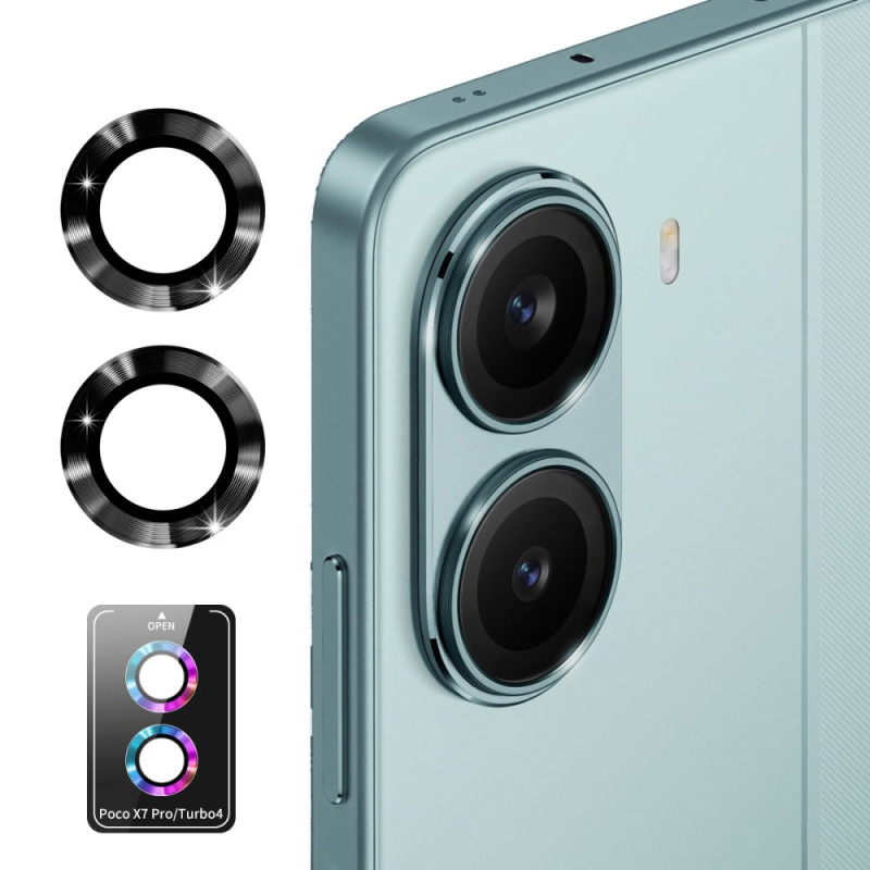 Lentilles de Protection pour Objectif Poco X7 Pro 5G Anneaux Aluminium ENKAY