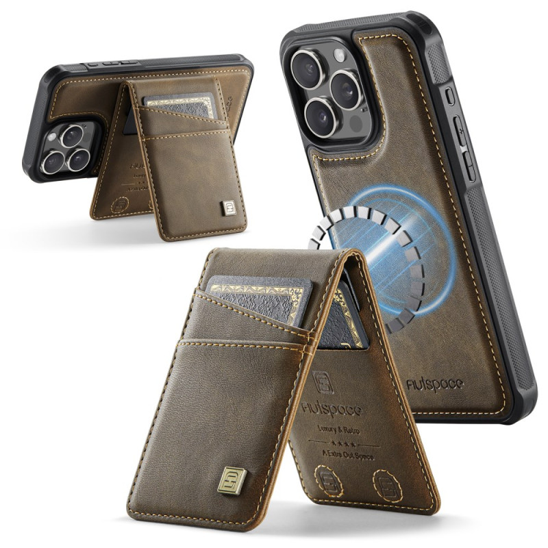 Coque iPhone 16 Pro Porte-Cartes Magnétique Détachable AUTSPACE