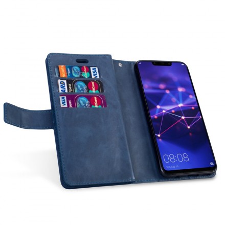 Housse Huawei Mate 20 Lite Porte-monnaie avec Lanière Housse Huawei Mate 20 Lite Porte-monnaie avec Lanière