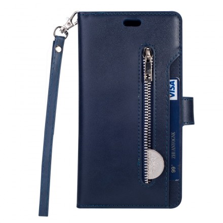 Housse Huawei Mate 20 Lite Porte-monnaie avec Lanière Housse Huawei Mate 20 Lite Porte-monnaie avec Lanière