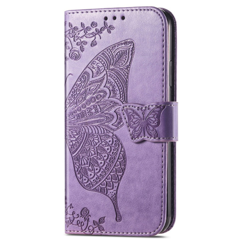 Housse Moto G55 5G Papillon Baroque