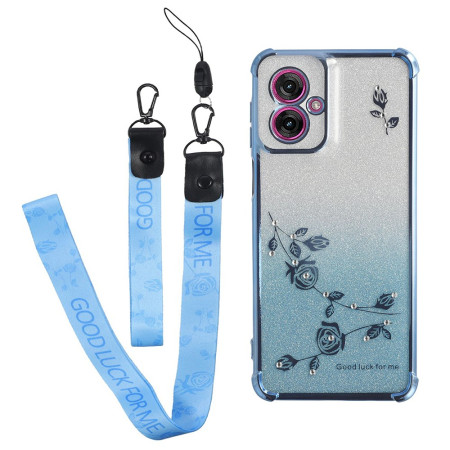 Coque Moto G55 5G Strass et...