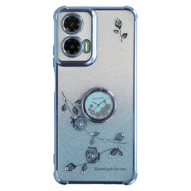Coque Moto G35 5G Strass Anneau-Support KADEM
