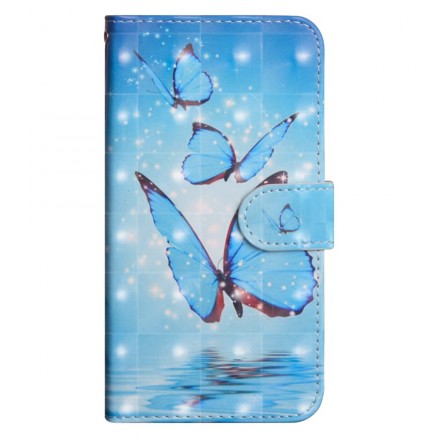 Housse Honor 8X Papillons Bleus Volants