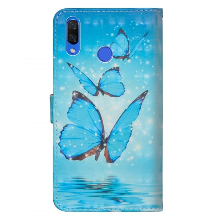Housse Honor 8X Papillons Bleus Volants Housse Honor 8X Papillons Bleus Volants