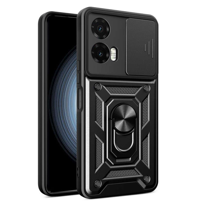 Coque Motorola Moto G35 5G Anneau-Support et Protection Caméra