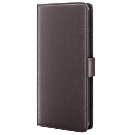 Housse Moto G35 5G Vrai Cuir