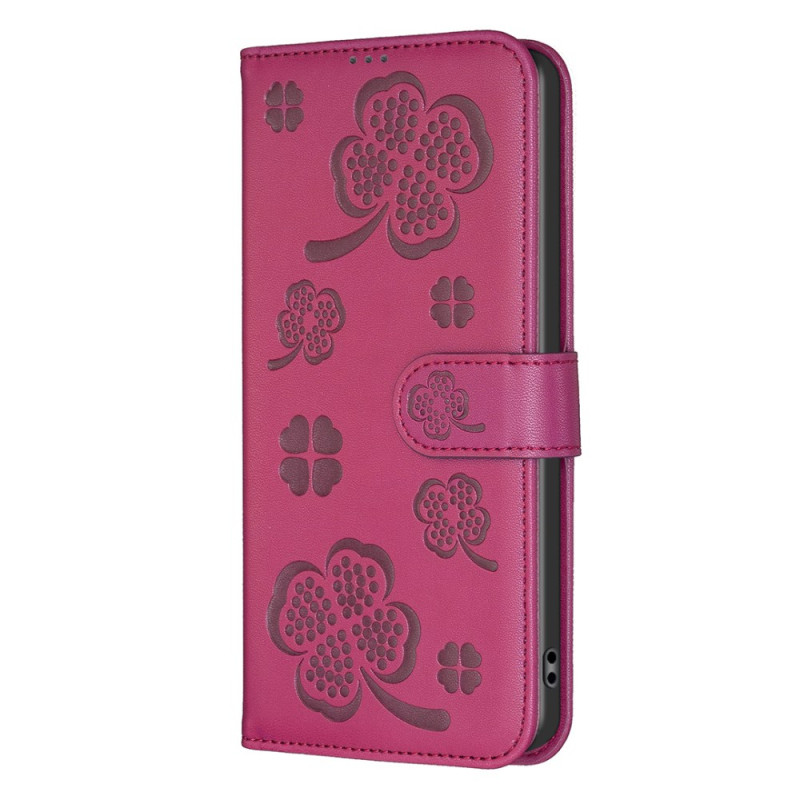 Housse Moto G35 5G Trèfles