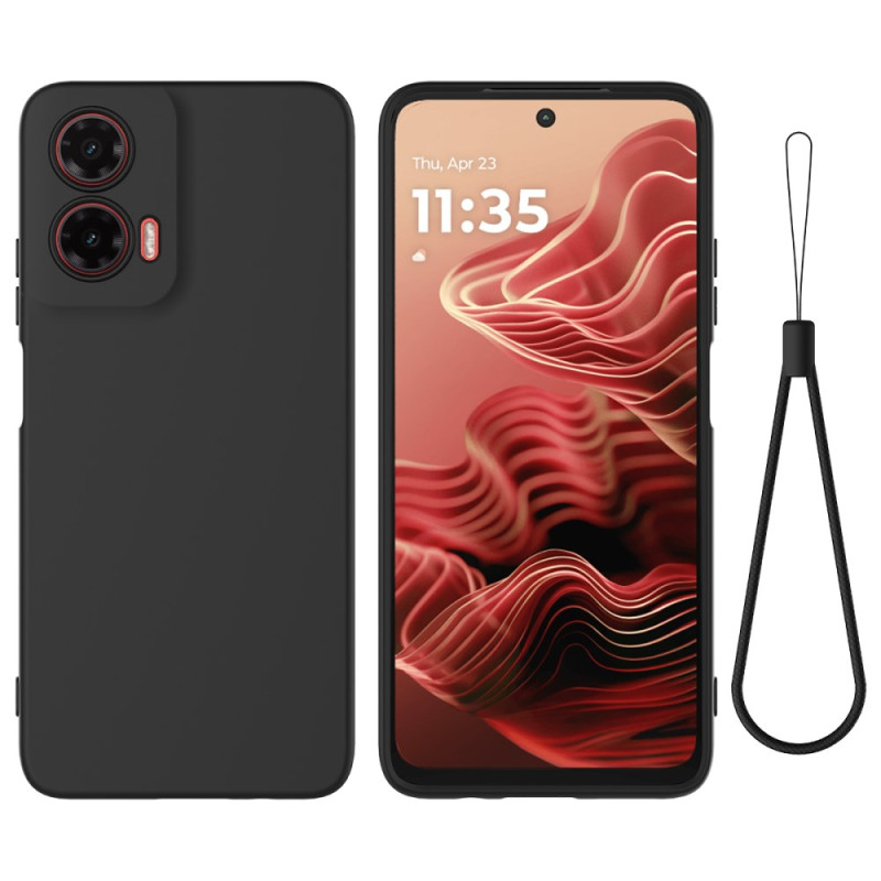 Coque Moto G35 5G Silicone avec Lanière