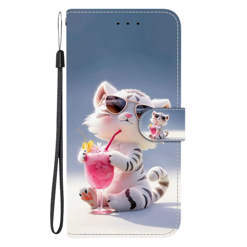 Housse Moto G75 5G Tigre Cartoon