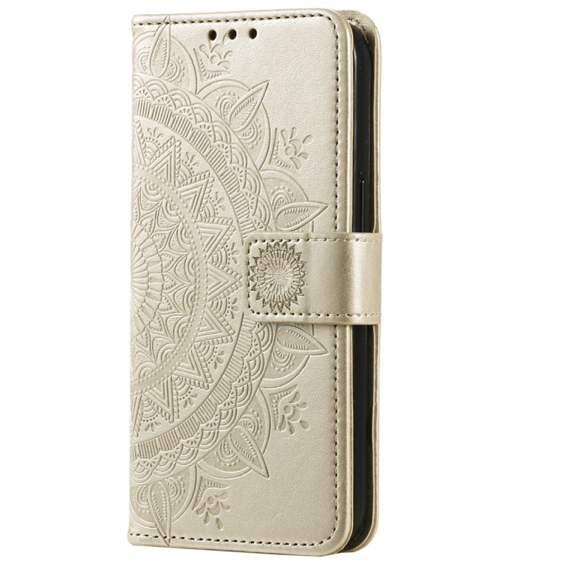 Housse Moto G75 5G Mandala Soleil