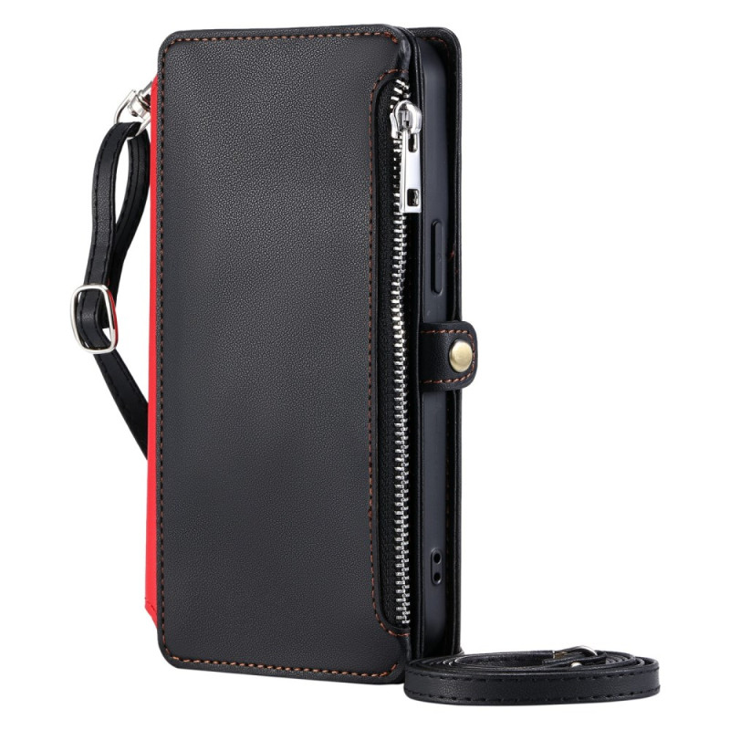 Housse Moto G75 5G Portefeuille avec Lanière
