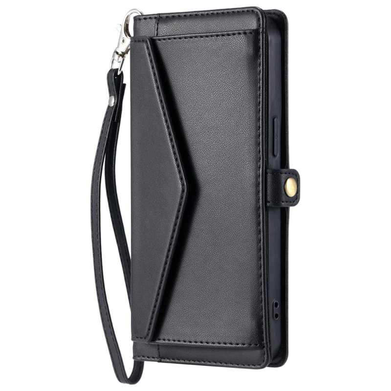 Housse Moto G75 5G Pochette avec Lanière et Bandoulière