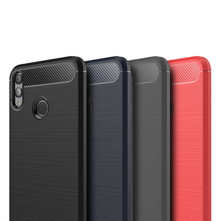 Coque Honor 8X Fibre Carbone Brossée