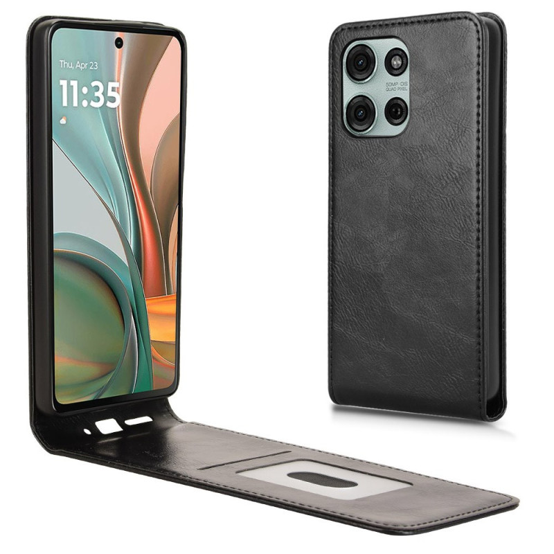 Coque Moto G75 5G Design Rabat Vertical