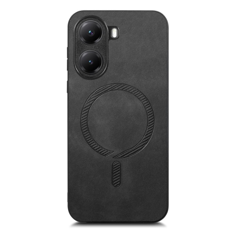 Coque Poco X7 Pro 5G Compatible MagSafe Effet Cuir