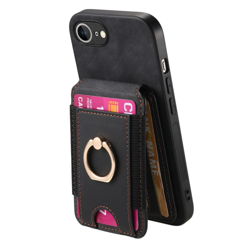 Coque iPhone 16E Porte-Cartes Détachable et Support